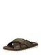 bugatti Pantolette ''''Limon'''' dunkelbraun / khaki