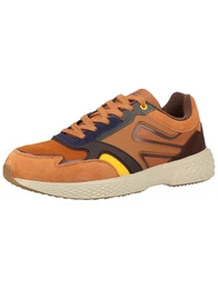Sneaker braun / gelb / dunkelorange