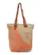 Harbour 2nd Shopper torba ''''Annen''''  tamno narančasta / boja devine dlake (camel) / svijetlosmeđa