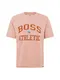 BOSS Casual Shirt ''''Russell Athletic'''' altrosa / hummer / türkis / pitaya