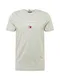 TOMMY HILFIGER T-Shirt hellgrau / weiß / navy / feuerrot