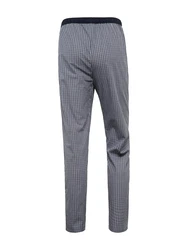 TOM TAILOR Funktionsunterhose Pyjama Hose nachtblau / weiß