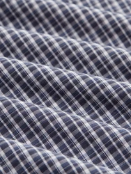 TOM TAILOR Funktionsunterhose Pyjama Hose nachtblau / weiß