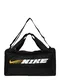 NIKE Sporttasche ''''Brasilia'''' schwarz / weiß / gelb
