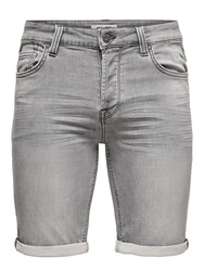 ONLY & SONS Jeansshorts ONSPLY 5189 grey