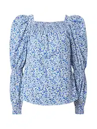 Halenka 'Tea' opálová / nebeská modř / světle šedá / bílá