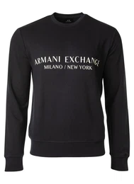 Sweatshirt dunkelblau / wei