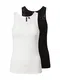 VERO MODA Top 'MAXI'  černá / bílá