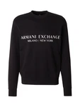 ARMANI EXCHANGE Sweatshirt Herren Pullover Logo schwarz / weiß