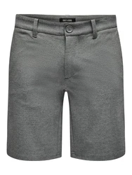 Only & Sons Shorts 'Mark' graumeliert