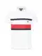 TOMMY HILFIGER Majica  mornarska / rdeča / off-bela / nočno modra
