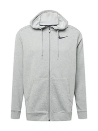 Sportsweatjacke graumeliert / schwarz