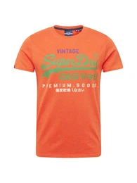 T-Shirt orange / hellgrün / weiß / lila