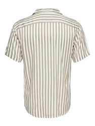 Only & Sons Hemd 'Wayne' taupe/hellgrau