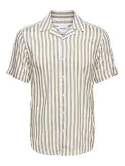 Only & Sons Hemd 'Wayne' taupe/hellgrau