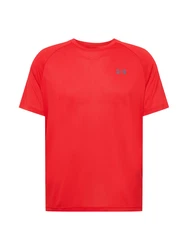 Under Armour Poloshirt UA TECH 2.0 SS TEE anthrazit/feuerrot