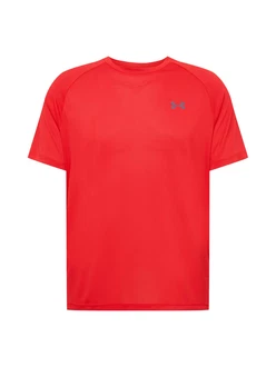 Under Armour Poloshirt UA TECH 2.0 SS TEE anthrazit/feuerrot Under Armour Poloshirt UA TECH 2.0 SS TEE anthrazit/feuerrot