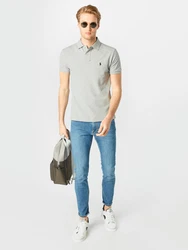 Polo Ralph Lauren Poloshirt graumeliert
