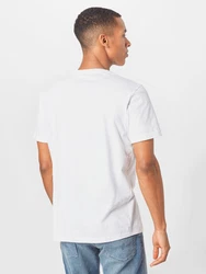 Blend T-Shirt Einfarbiges Rundhals T-Shirt aus Baumwolle BHNASIR (4034) weiß