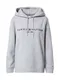 TOMMY HILFIGER Mikina  námořnická modř / šedý melír / červená / bílá