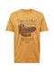 TIMBERLAND T-Shirt ''''Archive Front Hiker'''' cognac / braun