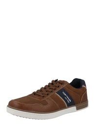 Sneaker cognac / dunkelblau / weiß