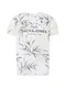 JACK & JONES T-Shirt  bela / nočno modra / svetlo bež