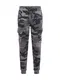 HOLLISTER Cargohose schwarz / grau / dunkelgrau
