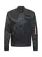 ALPHA INDUSTRIES Prehodna jakna  rna / bela / ognjeno rdea