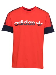 T-Shirt rot / schwarz / weiß
