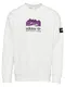 ADIDAS ORIGINALS Sweatshirt weiß / lila / schwarz