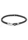 TOMMY HILFIGER Zapestnica  rna / bela / modra / rdea / srebrna