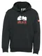 ADIDAS ORIGINALS Sweatshirt schwarz / weiß / grenadine