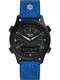 FOSSIL Uhr blau / schwarz