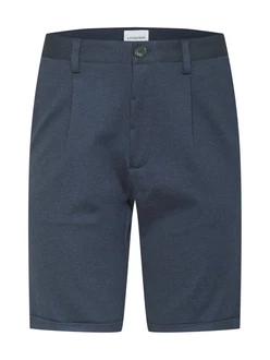 Lindbergh Shorts Bundfaltenhose nachtblau/dunkelblau