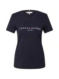 TOMMY HILFIGER Majica mornarsko plava / bijela