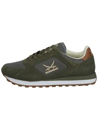 Sneaker oliv / gelb