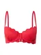 Hunkemöller Horní díl plavek  červená
