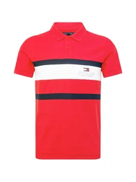 Poloshirt rot / weiß / navy