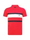 TOMMY HILFIGER Poloshirt rot / weiß / navy