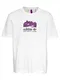 ADIDAS ORIGINALS T-Shirt weiß / helllila / schwarz