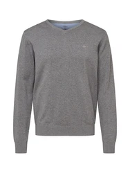FYNCH-HATTON Pullover grau/graumeliert