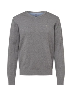 FYNCH-HATTON Pullover grau/graumeliert