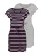 VERO MODA Obleka ''''APRIL''''  siva / marine / rdeča / bela