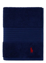 Badetuch ''''POLO PLAYER'''' blau / dunkelblau / navy