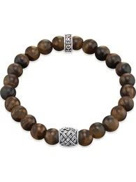 SAVE BRAVE Armband ''''Gervida'''' braun / silber
