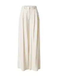 Kalhoty se sklady v pase 'Finja' béžová