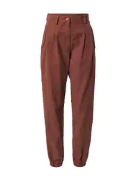 Kalhoty se sklady v pase 'Nicola' hnědá