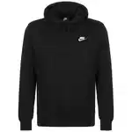 Nike Sportswear Sweatshirt 'Club Fleece' schwarz/weiß