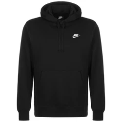 Nike Sportswear Sweatshirt 'Club Fleece' schwarz/weiß